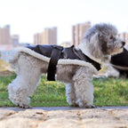 Giacca in similpelle per cani e gatti