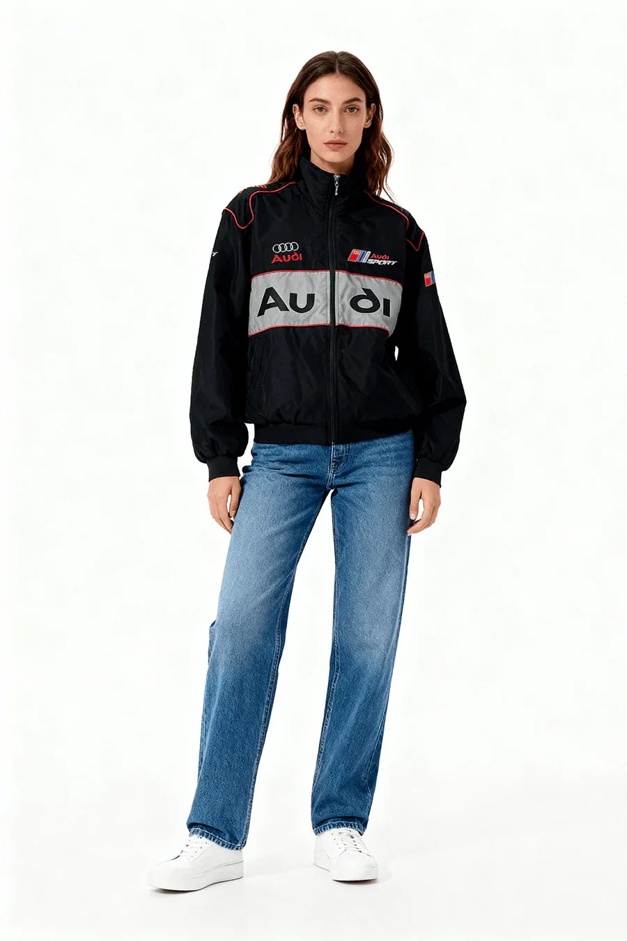 Giacca racing Audi vintage – Unisex – Stile retrò