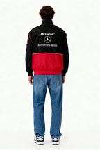 Giacca racing McLaren x Mercedes-Benz vintage – Edizione rossa – Unisex – Retro