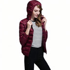 Giacca trapuntata da trekking comprimibile da donna