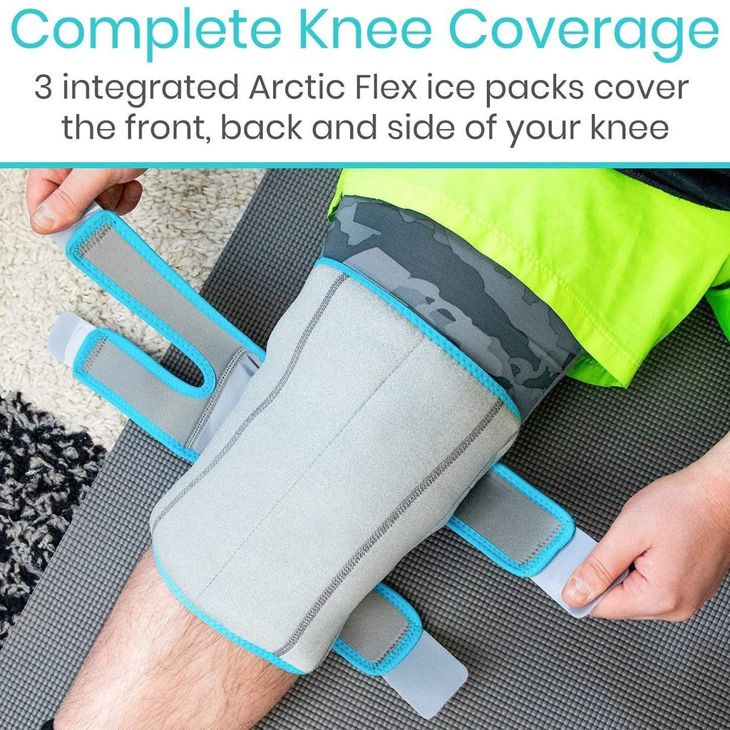 Ginocchiera regolabile in neoprene con tripla chiusura a strappo