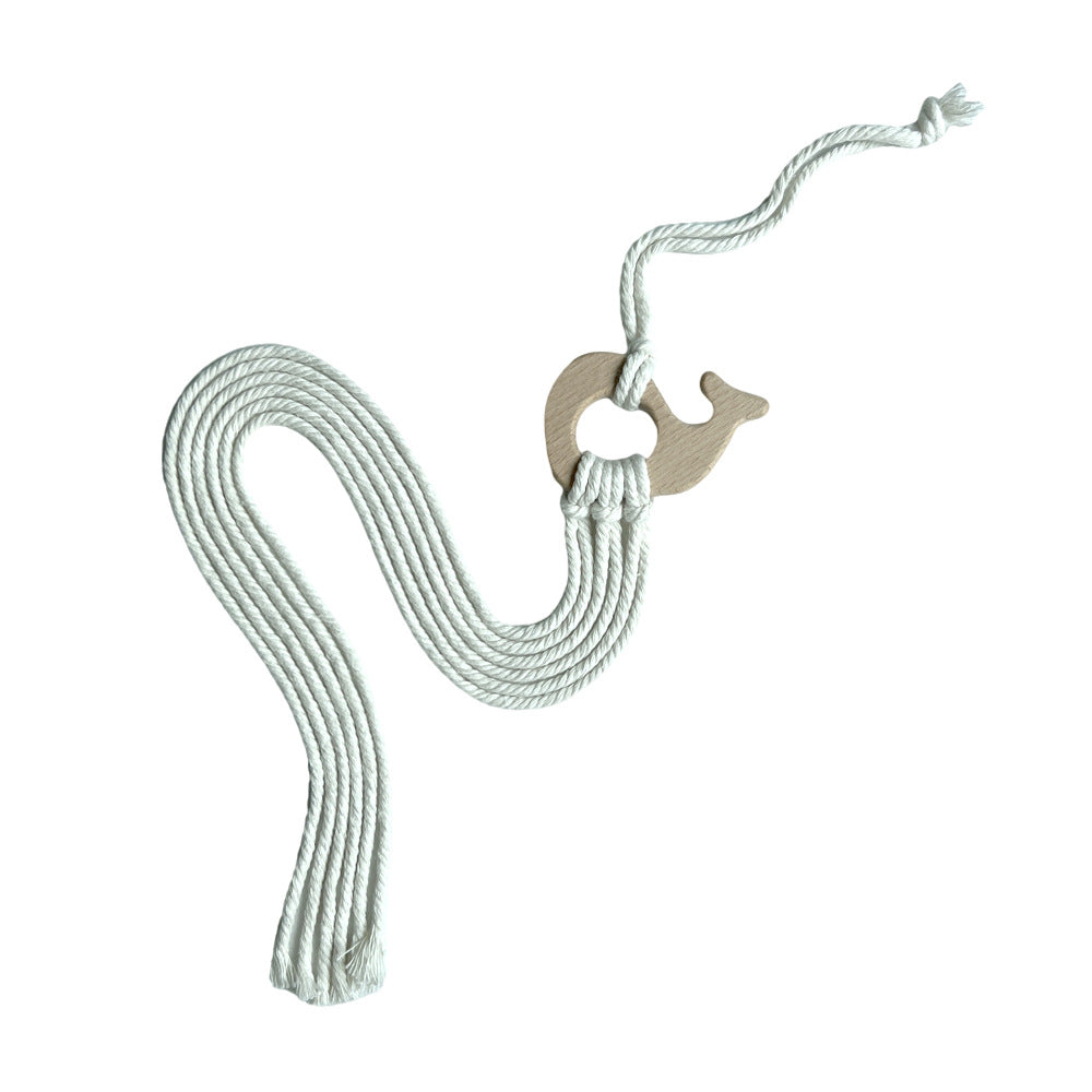 Gioco antistress decorativo in macramè da appendere