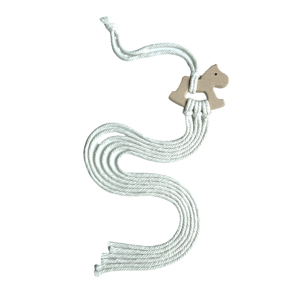 Gioco antistress decorativo in macramè da appendere