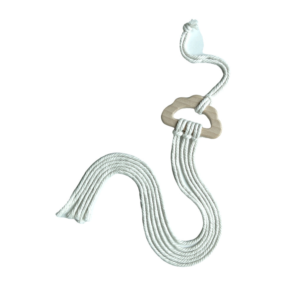 Gioco antistress decorativo in macramè da appendere