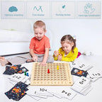 Gioco da tavolo moltiplicazioni e addizioni