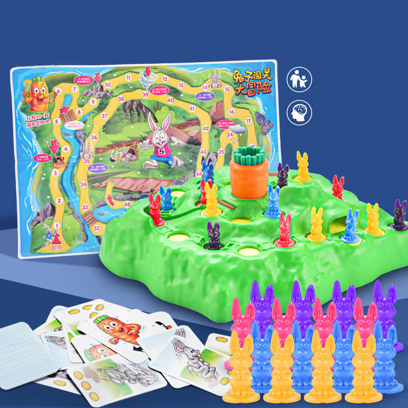 Gioco da tavolo Trappola per conigli — Difendi la carota