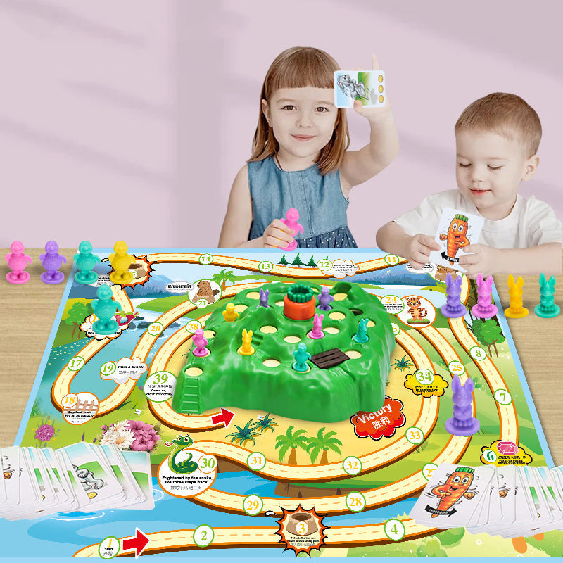 Gioco da tavolo Trappola per conigli — Difendi la carota