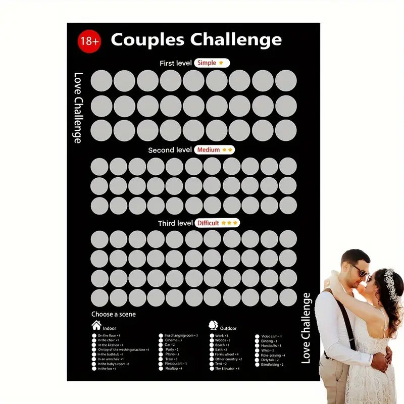 Gratta e vinci romantici per coppie – 104 carte