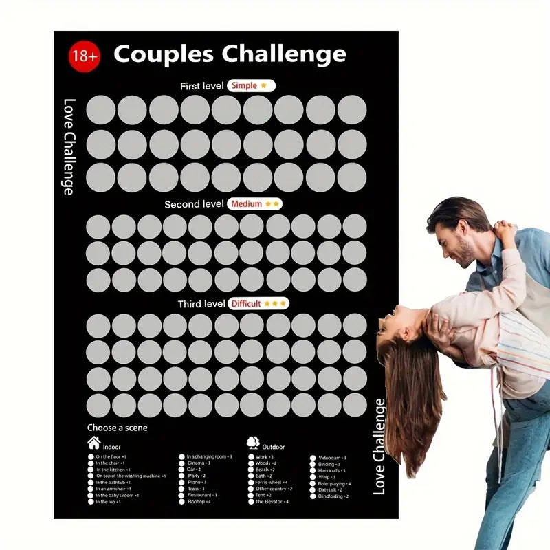 Gratta e vinci romantici per coppie – 104 carte