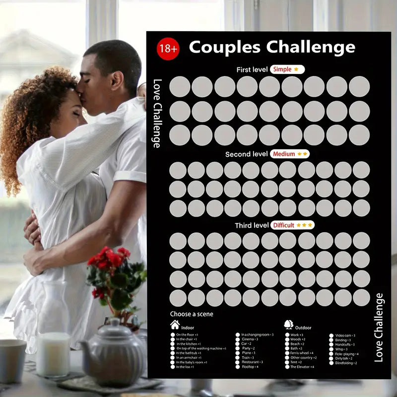 Gratta e vinci romantici per coppie – 104 carte con attività sorpresa