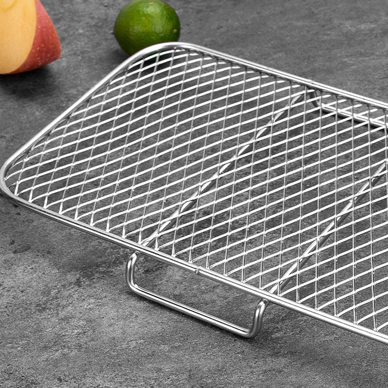 Griglia disidratatore multilivello in acciaio inox per friggitrice ad aria