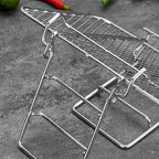 Griglia disidratatore multilivello in acciaio inox per friggitrice ad aria