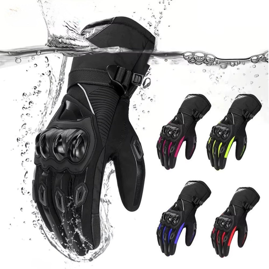 Guanti invernali riscaldati per moto - design impermeabile