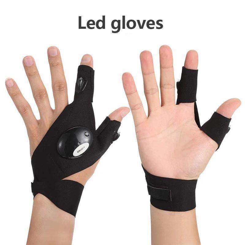 Guanti LED con illuminazione impermeabile