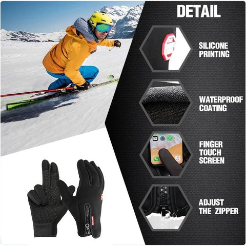 Guanti unisex riscaldati per attività invernali