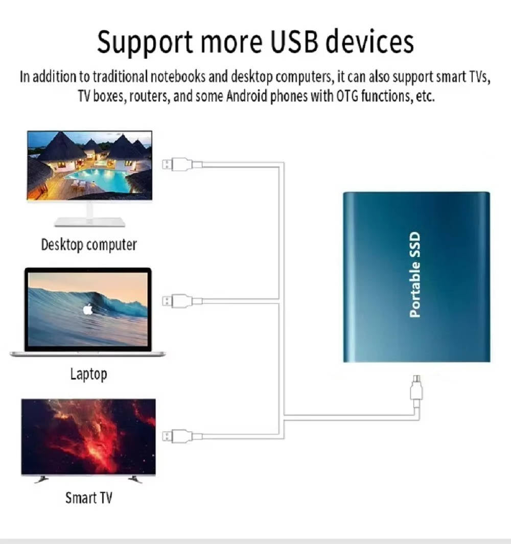 Hard disk esterno SSD portatile