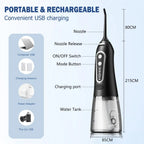 Idropulsore dentale ricaricabile USB per igiene orale