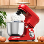 Impastatrice planetaria potente 6 velocità con ciotola inox da 5 litri e accessori versatili