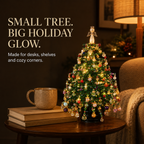 Kit albero decorativo da tavolo fai da te con luci