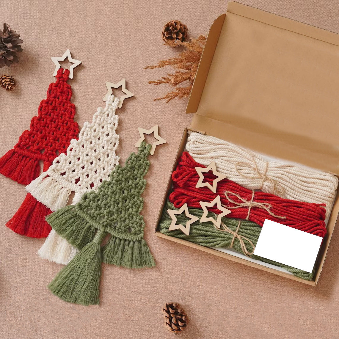 Kit creativo fai da te per decorazioni natalizie