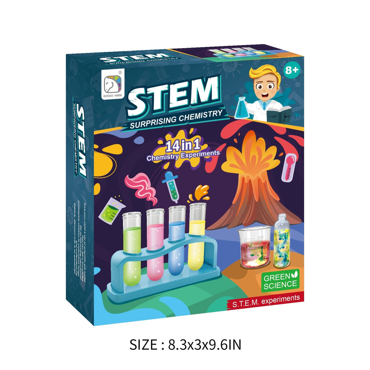 Kit di esperimenti scientifici – per argomento, 14 e 52 esperimenti
