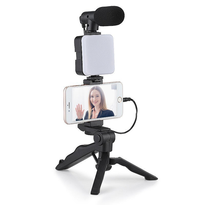Kit faretto LED con microfono per smartphone