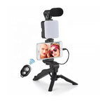 Kit faretto LED con microfono per smartphone