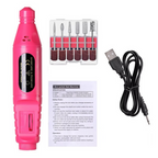 Kit fresa elettrica per unghie 6 in 1 con strumenti portatili per manicure e lucidatura