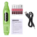 Kit fresa elettrica per unghie 6 in 1 con strumenti portatili per manicure e lucidatura