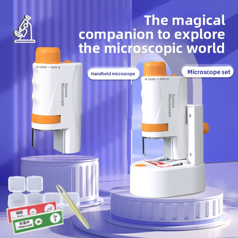 Kit microscopio portatile per bambini – scienza pratica ed entusiasmante a casa