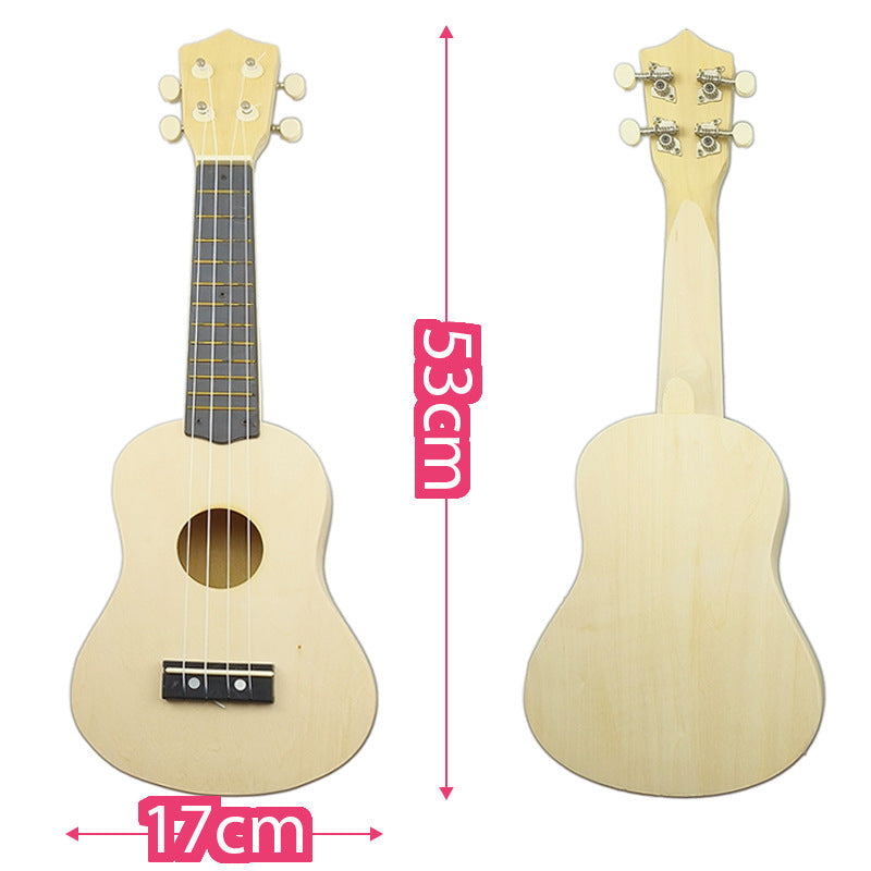 Kit ukulele in legno da costruire e decorare