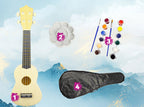 Kit ukulele in legno da costruire e decorare