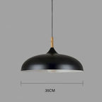 Lampada a soffitto in rovere scandinavo
