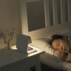 Lampada da comodino 3 in 1 con ricarica wireless – Sveglia LCD e luce LED dimmerabile touch