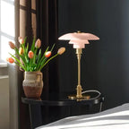 Lampada da comodino vintage rosa