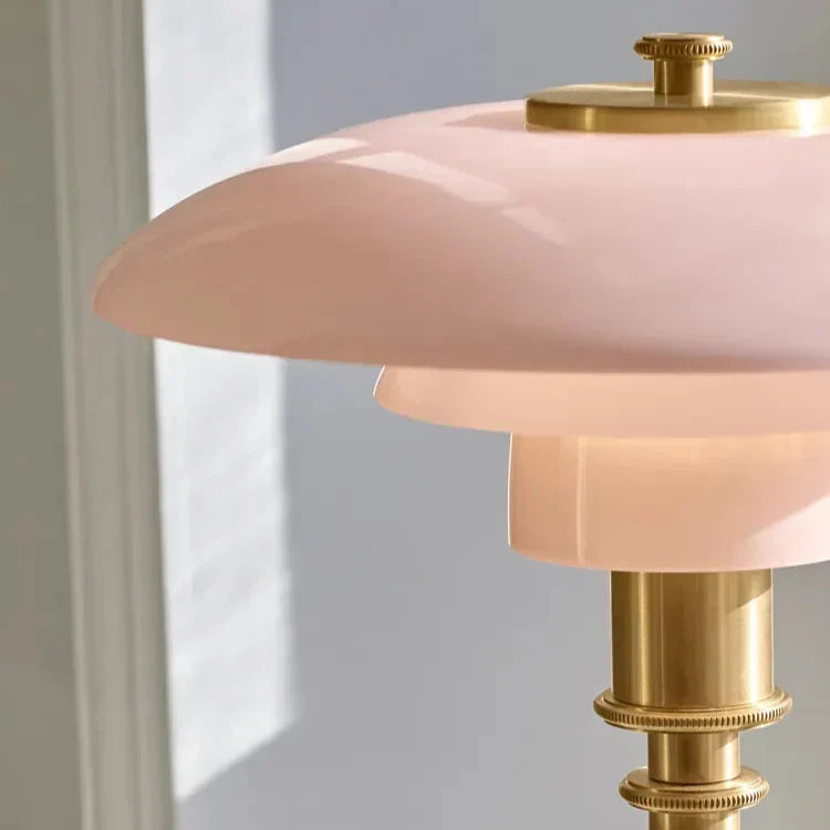 Lampada da comodino vintage rosa
