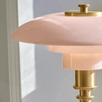 Lampada da comodino vintage rosa