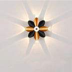 Lampada da giardino a forma di fiore con LED