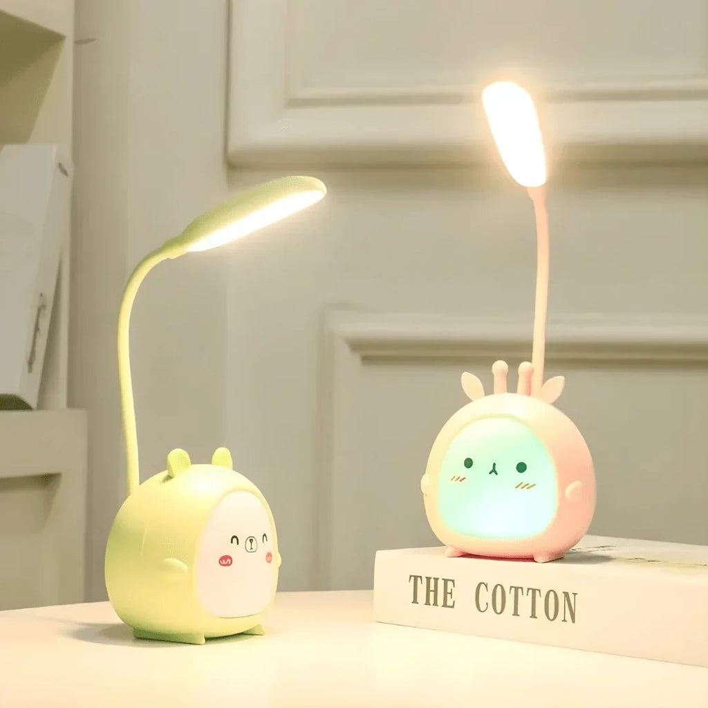 Lampada da lettura per bambini | LED delicato e collo flessibile | Ricaricabile USB