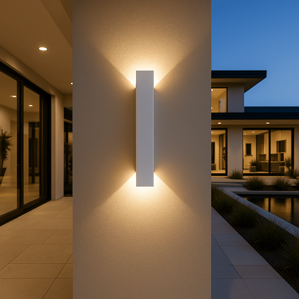 Lampada da parete Arcella | Applique cilindrica LED moderna