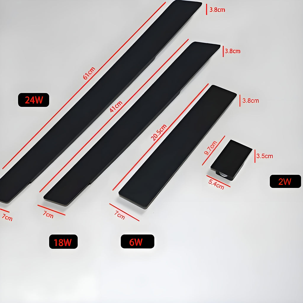 Lampada da parete LED moderna in alluminio resistente alle intemperie per esterni