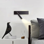 Lampada da parete LED orientabile per lettura | Faretto girevole | 2 interruttori metallo | Bedspark