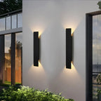 Lampada da parete LED per esterni in alluminio impermeabile con illuminazione bidirezionale