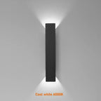 Lampada da parete LED per esterni in alluminio impermeabile con illuminazione bidirezionale