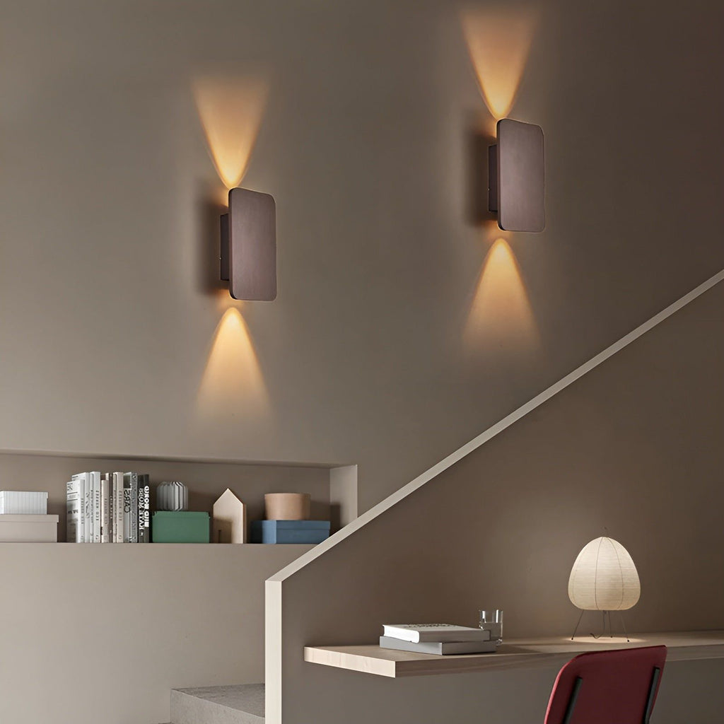 Lampada da parete LED rettangolare moderna per scale e corridoi