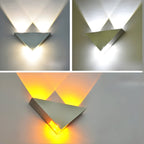 Lampada da parete LED triangolare moderna Light