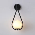 Lampada da parete sferica mid-century