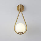 Lampada da parete sferica mid-century