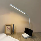Lampada da scrivania con braccio flessibile | Luce bianca calda, naturale e fredda, dimmerabile | Ricaricabile USB o ali