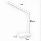 Lampada da scrivania con braccio flessibile | Luce bianca calda, naturale e fredda, dimmerabile | Ricaricabile USB o ali